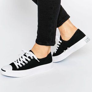 Converse Jack Purcell Black Canvas Sneakers